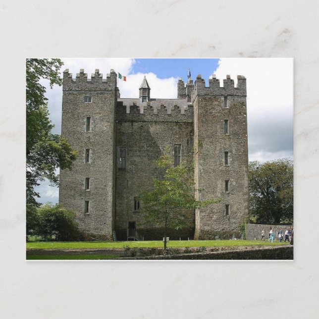 Cartão Postal Bunratty Castles (Frente)