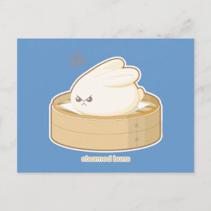Cartão Postal Buns Steamed