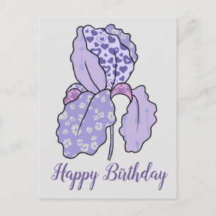 Cartão Postal bunte Iris