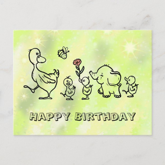 Cartão Postal bunter Lauf  (Frente)