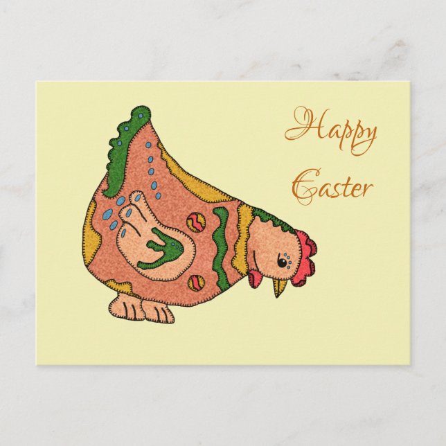 Cartão Postal Buntes Huhn (Frente)