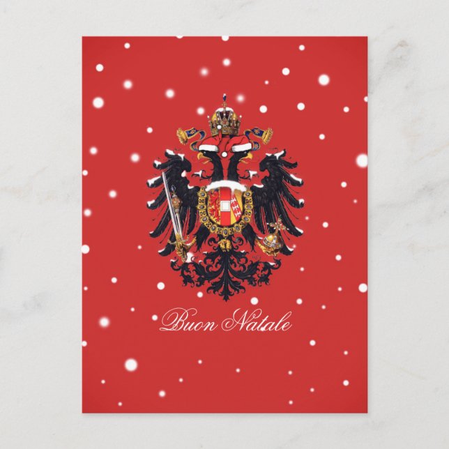 Cartão Postal "Buon Natale" Natal de Habsburg (Frente)