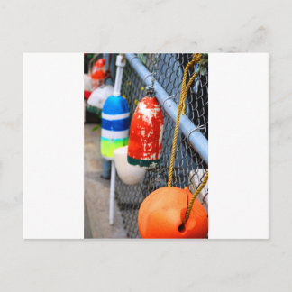 Cartão Postal Buoys on the Fence