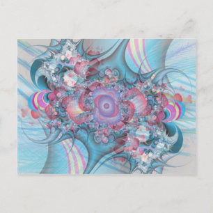 Cartão Postal Buquê com distribuição de doces