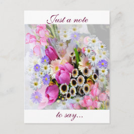 Cartão Postal Buquê de abril