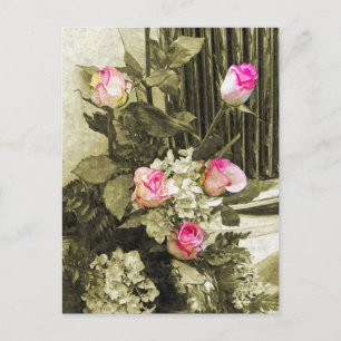 Cartão Postal Buquê de casamento
