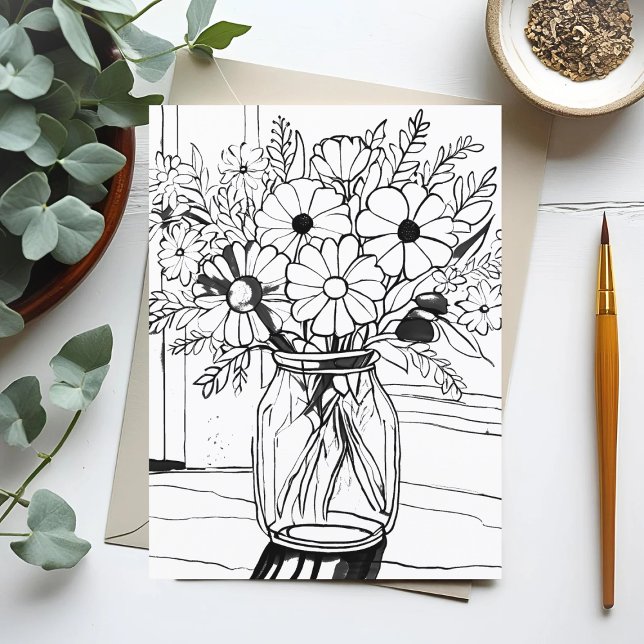 Cartão Postal Buquê de Flores (Criador carregado)