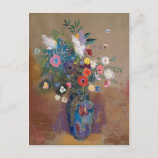 Cartão Postal Buquê de Flores - Odilon Redon