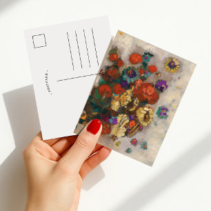 Cartão Postal Buquê de Flores   Odilon Redon