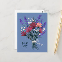 Buquê de Flores Silvestres Pêsames Lamento pela Pe