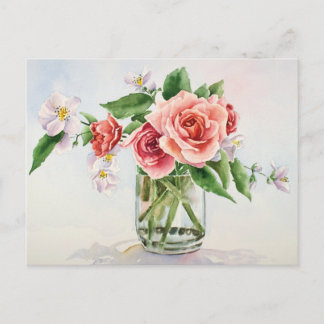 Cartão Postal Buquê de rosas