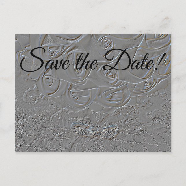 Cartão Postal buquê e anéis integrados ao 7060-E (Frente)