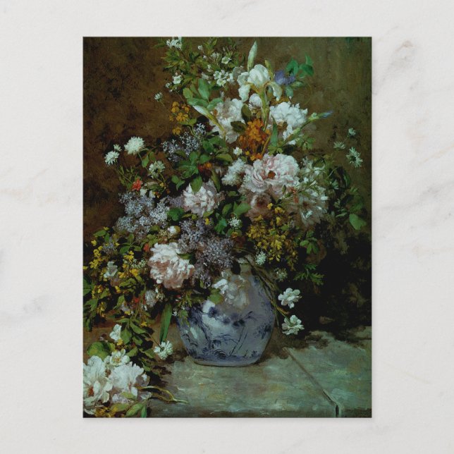 Cartão Postal Buquê primavera (Frente)