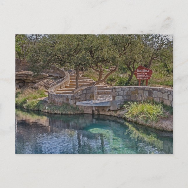 Cartão Postal Buraco Azul na Rota 66 (Frente)