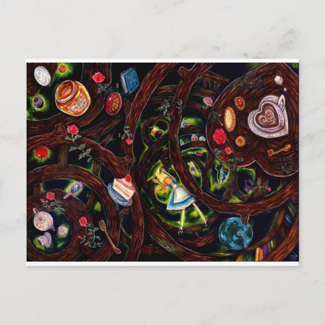 Cartão Postal Buraco de coelho (Frente)