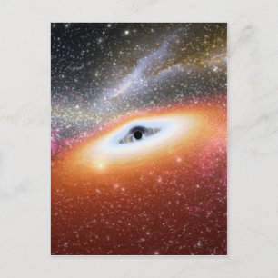 Cartão Postal Buraco Negro Massivo da NASA