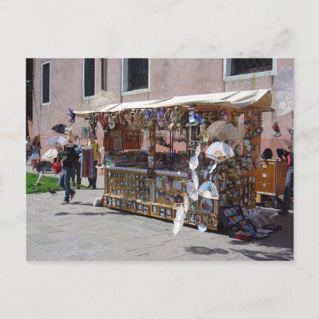 Cartão Postal Burano, Veneza (Frente)