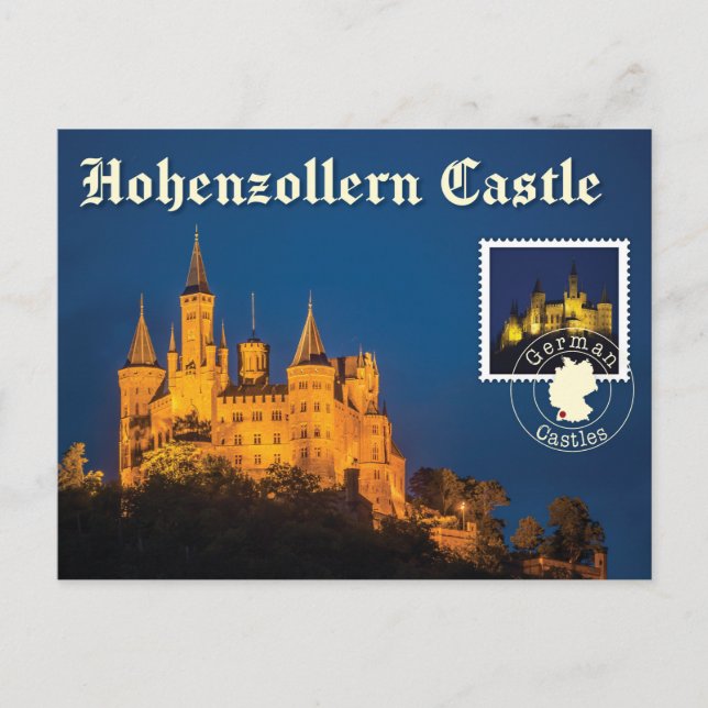 Cartão Postal Burg Hohenzollern  (Frente)