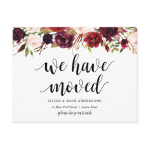 Burgundy floral, mudamos o anúncio