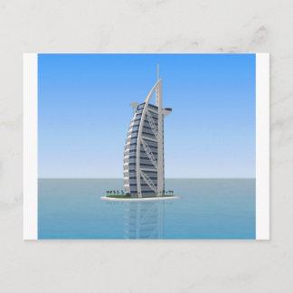 Cartão Postal Burj Al Arab Hotel Dubai: Modelo 3D: