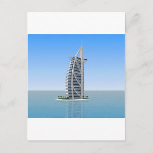 Cartão Postal Burj Al Arab Hotel Dubai: Modelo 3D: