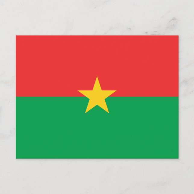 Cartão Postal burkina faso (Frente)