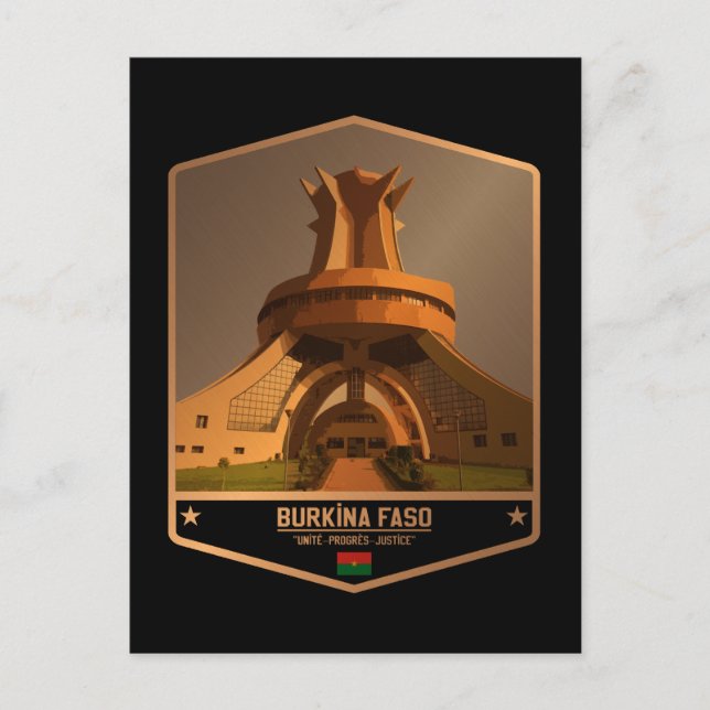 Cartão Postal Burkina Faso (Frente)