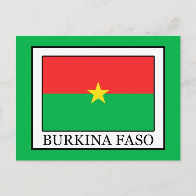 Cartão Postal Burkina Faso (Frente)