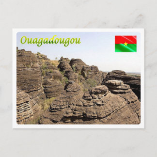 Cartão Postal Burkina Faso - Ouagadougou - Picos de Fabedougou -