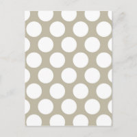 Burlap Beige Polkadot