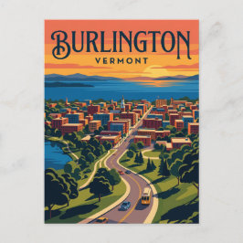Cartão Postal Burlington EUA