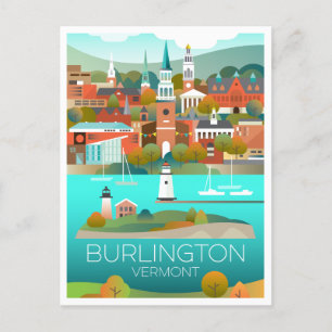Cartão postal Burlington, Vermont