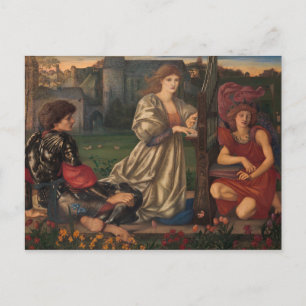 Cartão Postal Burne-Jones A canção de amor CC0793 Pre-Raphaeli