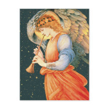 Burne-Jones Angel tocando uma bandeira CC1130