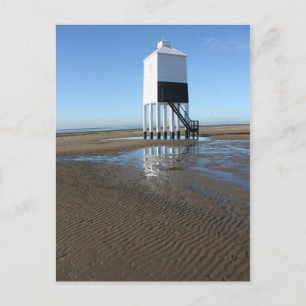 Cartão Postal Burnham on Sea, Somerset, Reino Unido
