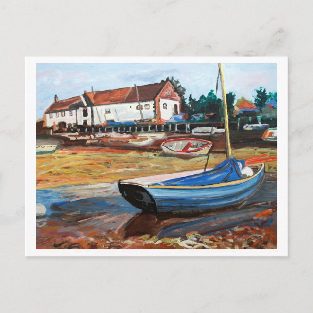 Cartão Postal Burnham Overy Staithe (Frente)