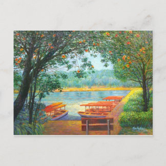 Cartão Postal Burnham Park, Baguio City, Filipinas