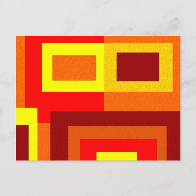 Cartão Postal Burnt Pop (Frente)