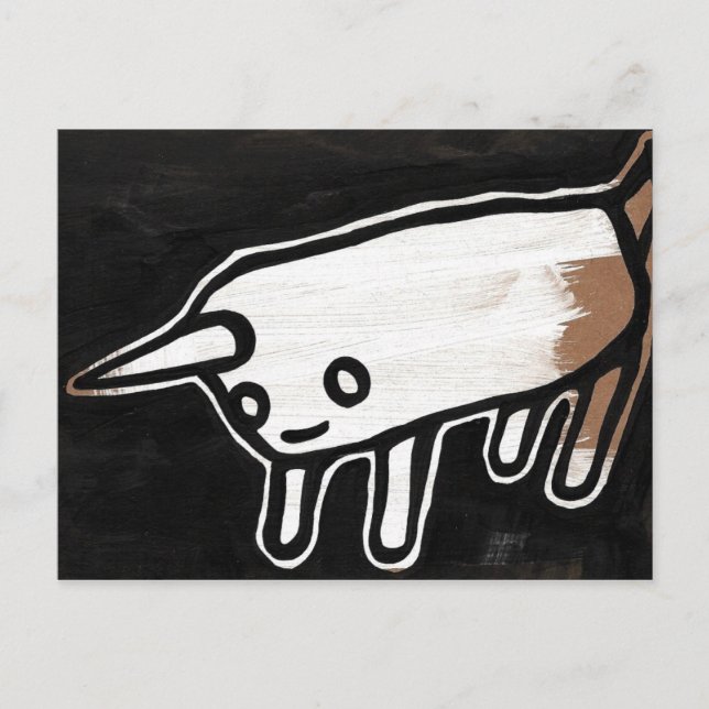 Cartão Postal burrito unicórnio! (Frente)