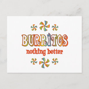 Cartão Postal Burritos Nada Melhor