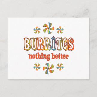 Cartão Postal Burritos Nada Melhor