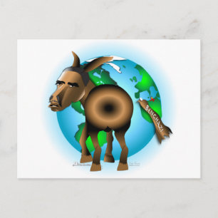 Cartão Postal Burro