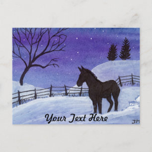 Cartão Postal Burro
