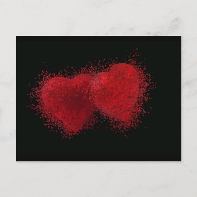 Cartão Postal Burst With Love (Frente)