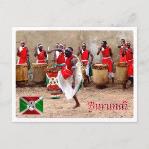Cartão Postal Burundi - Spectacle de Tambours -