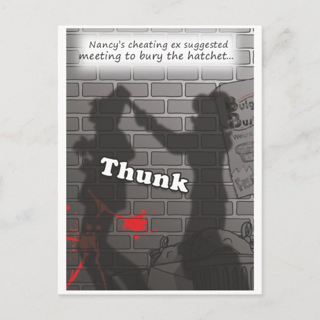 Cartão Postal Bury the Hatchet (Frente)