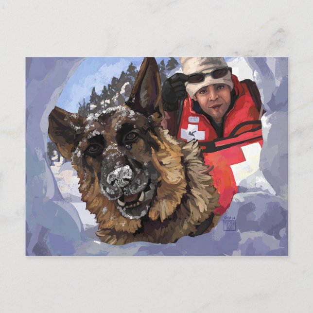 Cartão Postal Busca e salvamento (Frente)