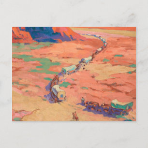 Cartão Postal Buscando os intrusos por Maynard Dixon