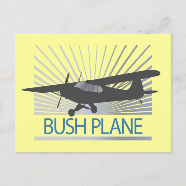 Cartão Postal Bush Plane (Frente)