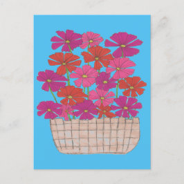 Cartão Postal Bushel do Cosmos Brilhante
